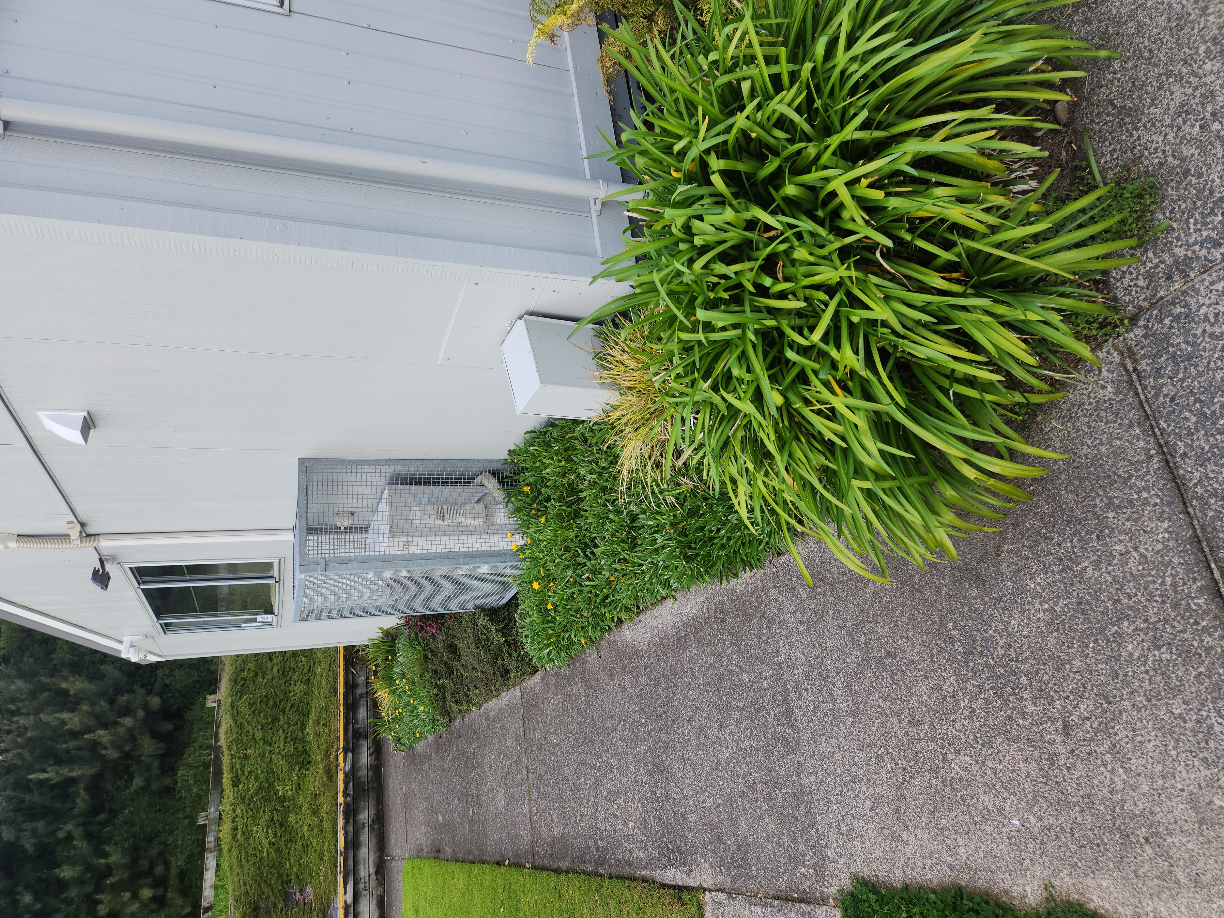 Community members preparing raised garden beds together